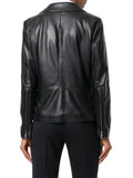 Biker / Motorcycle Jacket - Women Real Lambskin Leather Biker Jacket KW528 - Koza Leathers