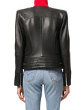 Biker / Motorcycle Jacket - Women Real Lambskin Leather Biker Jacket KW531 - Koza Leathers
