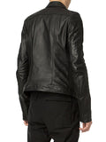 Biker Jacket - Men Real Lambskin Motorcycle Leather Biker Jacket KM363 - Koza Leathers