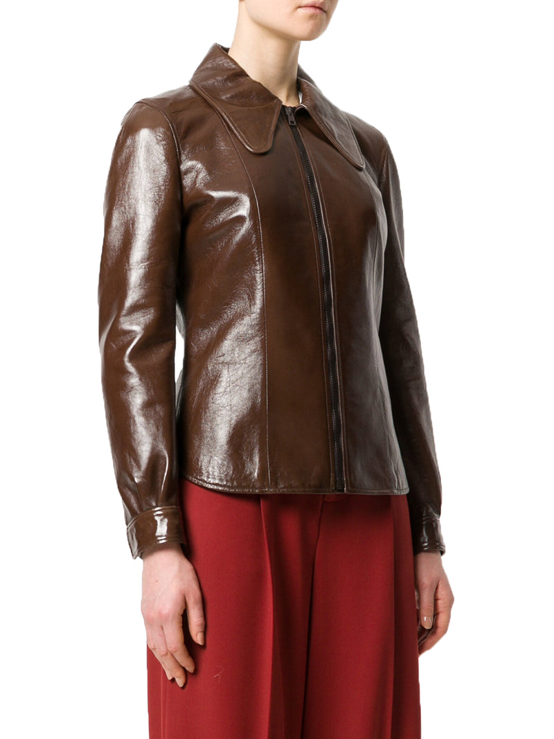 Biker / Motorcycle Jacket - Women Real Lambskin Leather Biker Jacket KW533 - Koza Leathers