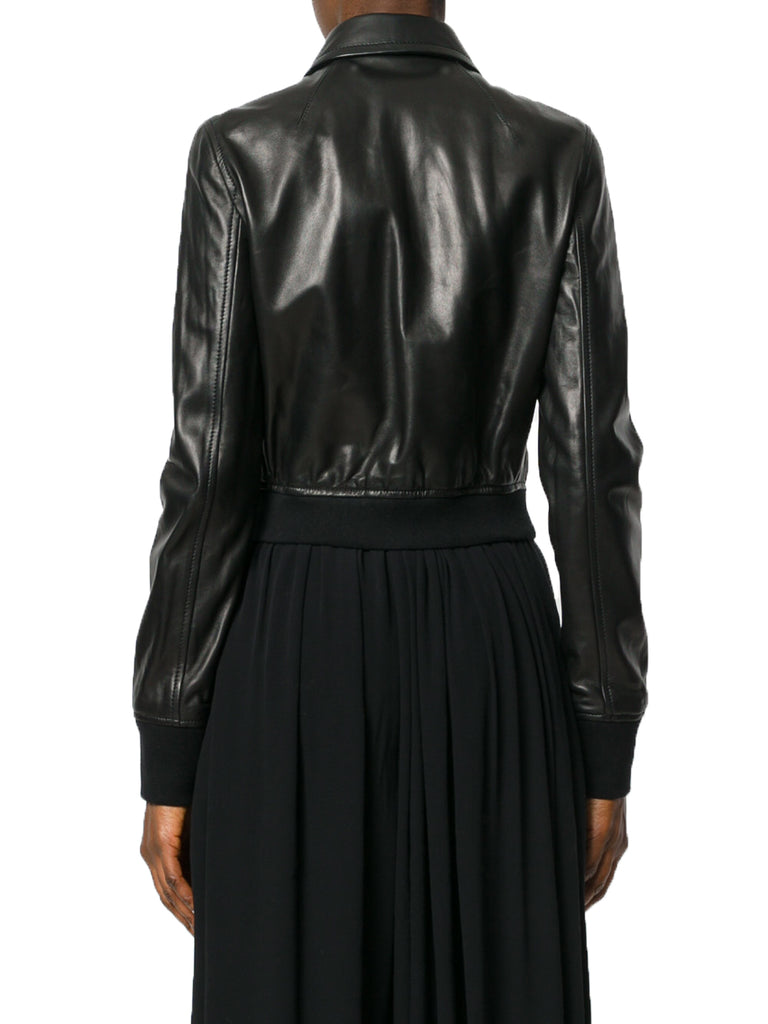Biker / Motorcycle Jacket - Women Real Lambskin Leather Biker Jacket KW536 - Koza Leathers