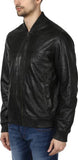 Biker Jacket - Men Real Lambskin Motorcycle Leather Biker Jacket KM388 - Koza Leathers