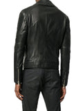 Biker Jacket - Men Real Lambskin Motorcycle Leather Biker Jacket KM364 - Koza Leathers