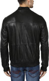 Biker Jacket - Men Real Lambskin Motorcycle Leather Biker Jacket KM388 - Koza Leathers