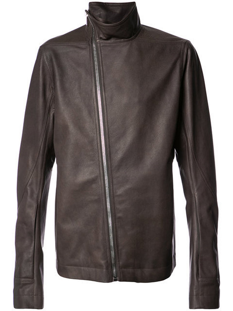 Biker Jacket - Men Real Lambskin Motorcycle Leather Biker Jacket KM365 - Koza Leathers