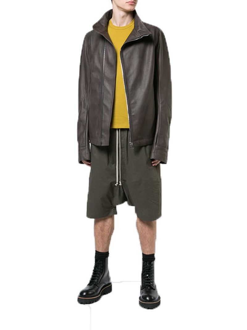 Biker Jacket - Men Real Lambskin Motorcycle Leather Biker Jacket KM365 - Koza Leathers