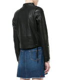 Biker / Motorcycle Jacket - Women Real Lambskin Leather Biker Jacket KW550 - Koza Leathers
