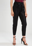Koza Leathers Women's Real Lambskin Leather Capri Pant WP053
