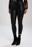 Koza Leathers Women's Real Lambskin Leather Capri Pant WP055