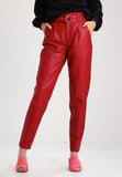 Koza Leathers Women's Real Lambskin Leather Capri Pant WP059