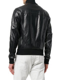 Biker Jacket - Men Real Lambskin Motorcycle Leather Biker Jacket KM366 - Koza Leathers