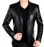 Koza Leathers Men's Real Lambskin Leather Blazer KB024