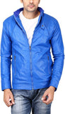 Men Real Lambskin Motorcycle Leather Biker Jacket KM546