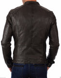 Biker Jacket - Men Real Lambskin Leather Jacket KM013 - Koza Leathers