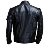 Biker Jacket - Men Real Lambskin Motorcycle Leather Biker Jacket KM325 - Koza Leathers