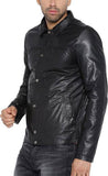 Biker Jacket - Men Real Lambskin Motorcycle Leather Biker Jacket KM395 - Koza Leathers