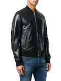 Biker Jacket - Men Real Lambskin Motorcycle Leather Biker Jacket KM372 - Koza Leathers