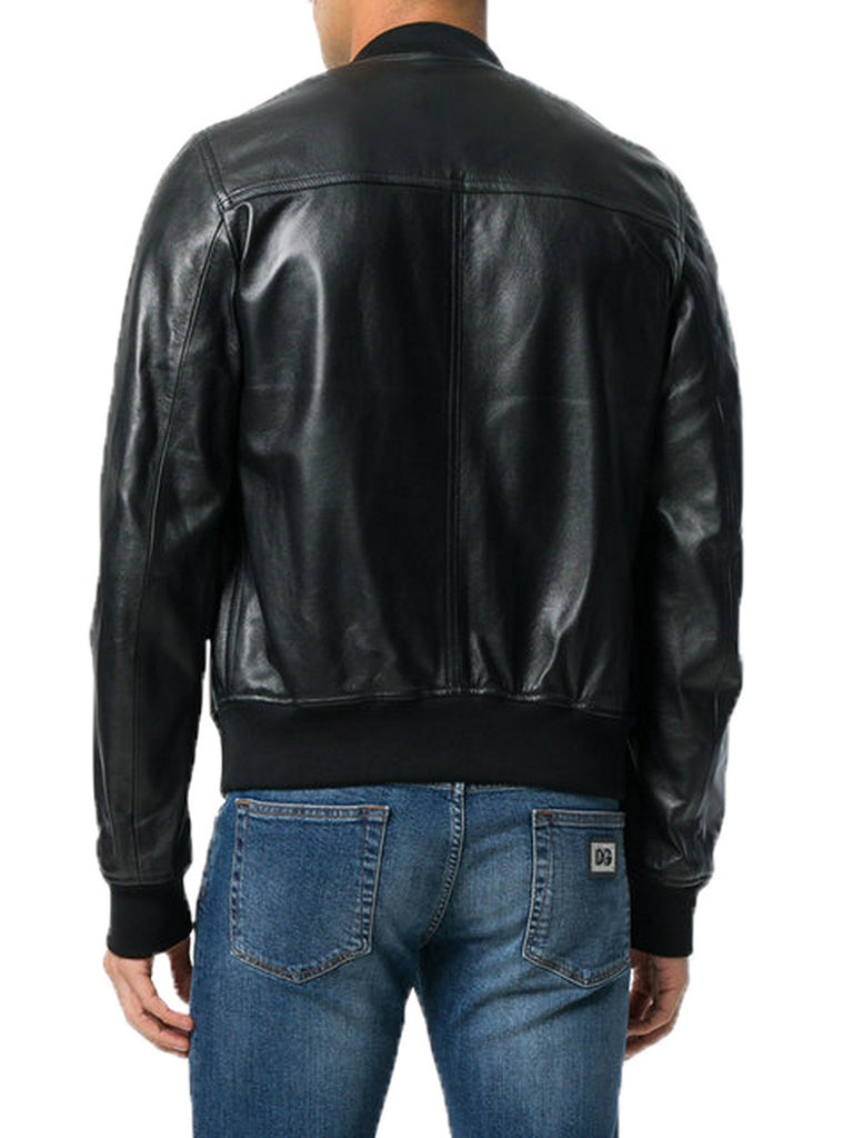 Biker Jacket - Men Real Lambskin Motorcycle Leather Biker Jacket KM372 - Koza Leathers