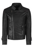 Men Real Lambskin Leather Jacket KM063