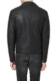 Biker Jacket - Men Real Lambskin Leather Jacket KM091 - Koza Leathers