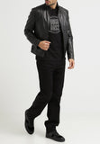 Biker Jacket - Men Real Lambskin Leather Jacket KM093 - Koza Leathers