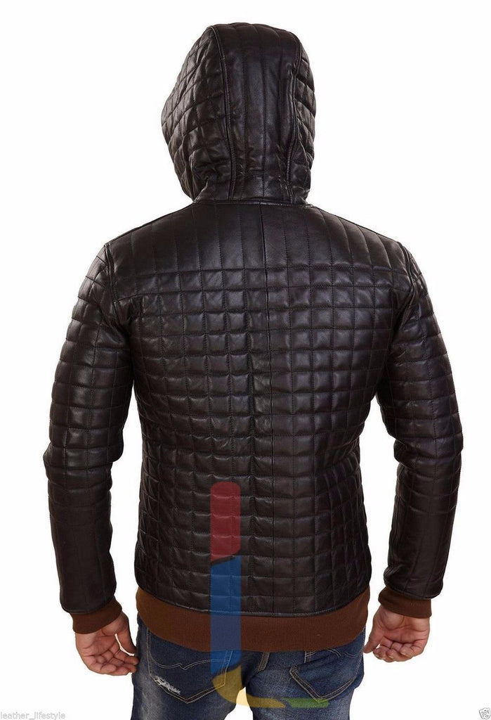 Biker Jacket - Men Real Lambskin Leather Jacket KM128 - Koza Leathers
