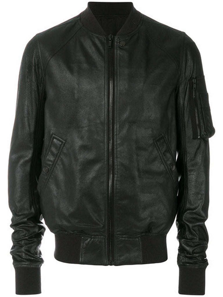 Biker Jacket - Men Real Lambskin Motorcycle Leather Biker Jacket KM373 - Koza Leathers