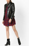 Biker / Motorcycle Jacket - Women Real Lambskin Leather Biker Jacket KW573 - Koza Leathers