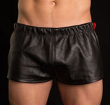 Koza Leathers Men's Real Lambskin Leather Boxer Shorts MS034