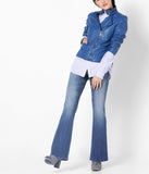 Biker / Motorcycle Jacket - Women Real Lambskin Leather Biker Jacket KW577 - Koza Leathers