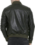 Biker Jacket - Men Real Lambskin Motorcycle Leather Biker Jacket KM400 - Koza Leathers