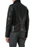 Biker Jacket - Men Real Lambskin Motorcycle Leather Biker Jacket KM378 - Koza Leathers