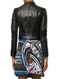Biker / Motorcycle Jacket - Women Real Lambskin Leather Biker Jacket KW540 - Koza Leathers