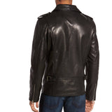 Biker Jacket - Men Real Lambskin Motorcycle Leather Biker Jacket KM333 - Koza Leathers