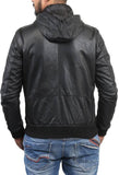 Biker Jacket - Men Real Lambskin Motorcycle Leather Biker Jacket KM411 - Koza Leathers