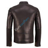 Koza Leathers Men's Genuine Lambskin Bomber Leather Jacket NJ021