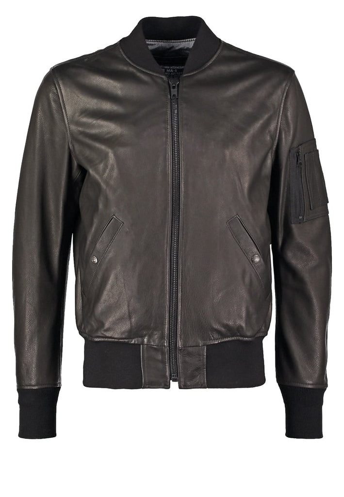 Biker Jacket - Men Real Lambskin Motorcycle Leather Biker Jacket KM266 - Koza Leathers