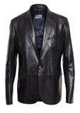 Men Real Sheepskin Leather Blazer KB019