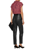 Koza Leathers Women's Real Lambskin Leather Skinny Pant WP071