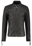Biker Jacket - Men Real Lambskin Motorcycle Leather Biker Jacket KM272 - Koza Leathers