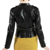 Biker / Motorcycle Jacket - Women Real Lambskin Leather Biker Jacket KW476 - Koza Leathers