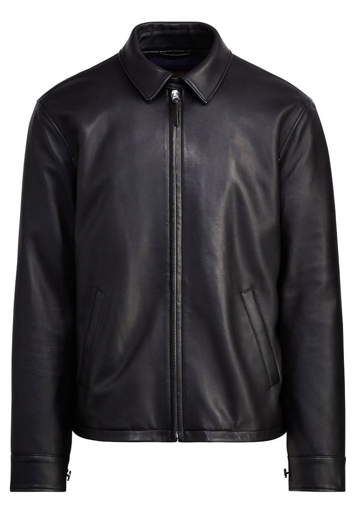 Biker Jacket - Men Real Lambskin Motorcycle Leather Biker Jacket KM276 - Koza Leathers