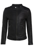 Biker Jacket - Men Real Lambskin Motorcycle Leather Biker Jacket KM277 - Koza Leathers