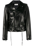 Women Real Lambskin Leather Biker Jacket KW542