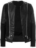 Men Real Lambskin Motorcycle Leather Biker Jacket KM357