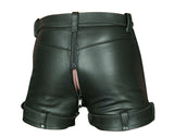 Koza Leathers Men's Real Lambskin Leather Boxer Shorts MS042