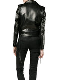 Biker / Motorcycle Jacket - Women Real Lambskin Leather Biker Jacket KW542 - Koza Leathers