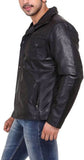 Biker Jacket - Men Real Lambskin Motorcycle Leather Biker Jacket KM426 - Koza Leathers