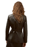 Biker / Motorcycle Jacket - Women Real Lambskin Leather Biker Jacket KW481 - Koza Leathers
