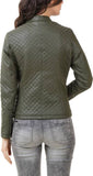 Biker / Motorcycle Jacket - Women Real Lambskin Leather Biker Jacket KW413 - Koza Leathers